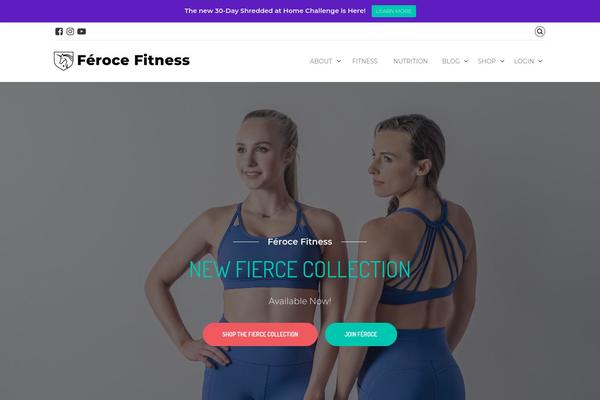 Site using Fitness-club plugin
