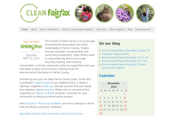 Site using Clean-fairfax-blocks plugin