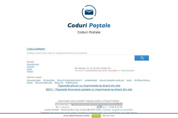 Site using Coduri-postale plugin