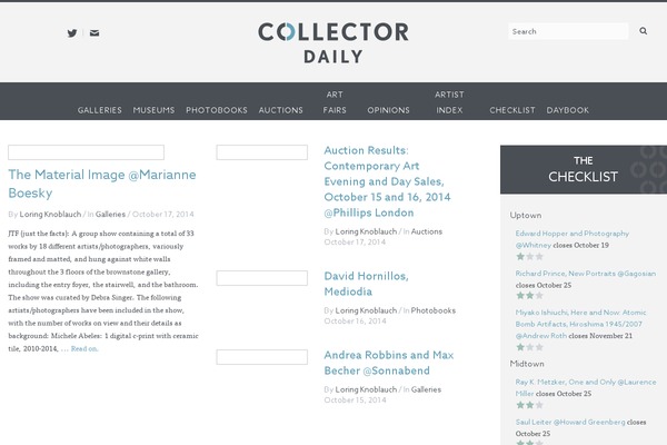 Site using Collector-daily plugin