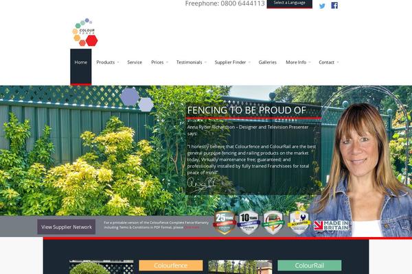 Site using Colourfence plugin