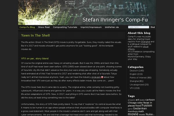 Site using Better WordPress Syntax Highlighter plugin