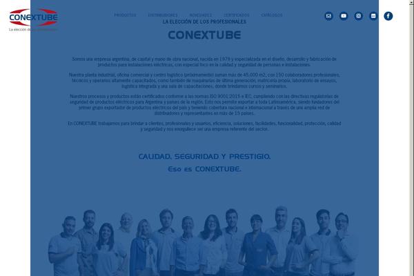 Site using Conextube plugin
