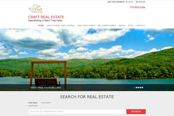 Site using Real Estate Website Builder plugin