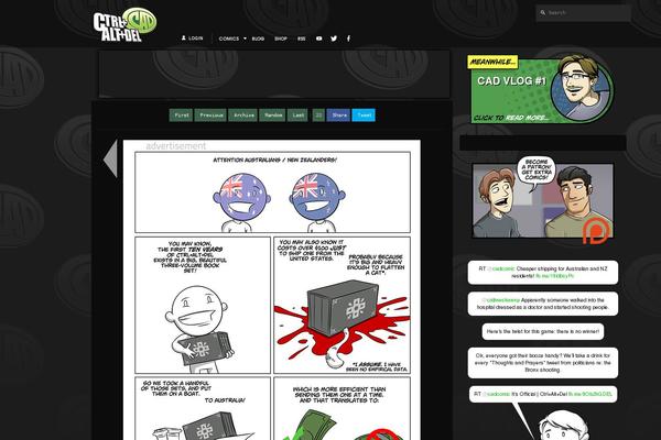 Site using Cad-newest-comic plugin