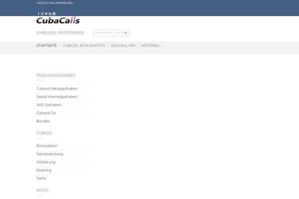 Site using Cubacalls-extensions plugin