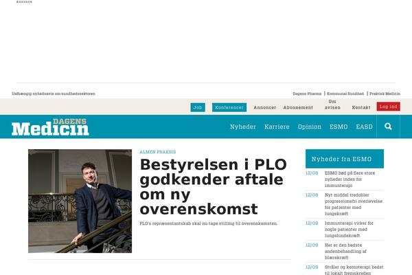 Site using Dagens-newsletters plugin