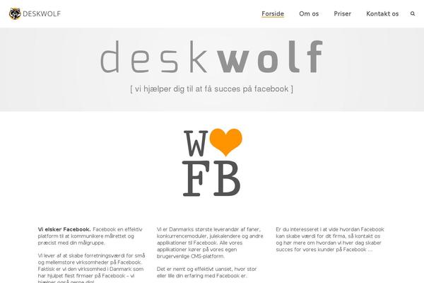 Site using Deskwolf-facebook plugin