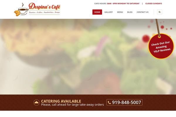 Site using Tlp-food-menu plugin