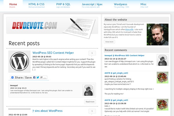 Site using Wp-paging plugin