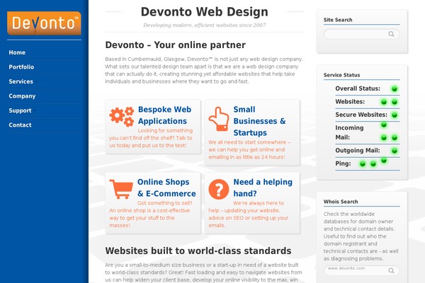 Site using Devonto plugin