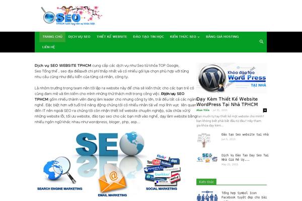 Site using Showcase - Visual Composer Addon plugin