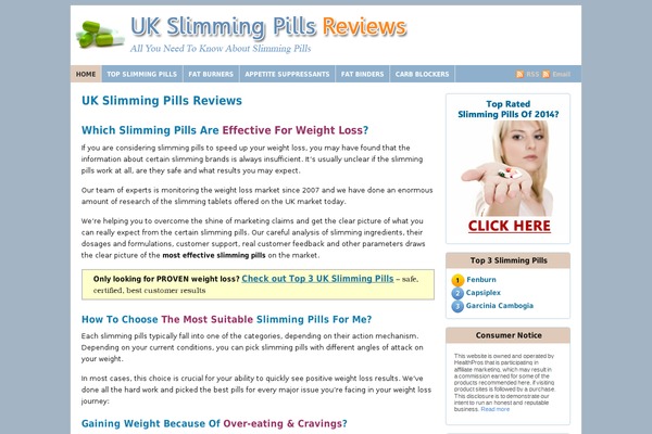 Site using CC BMI Calculator plugin