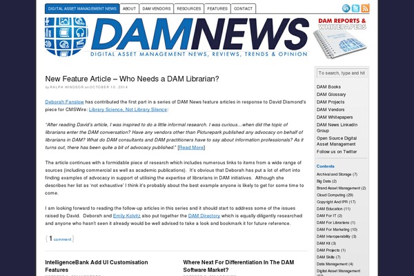 Site using Damnews-subscriptions plugin