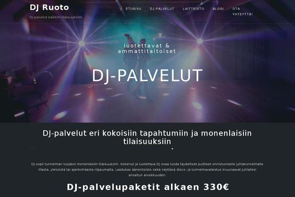 Site using Dj-palvelut plugin