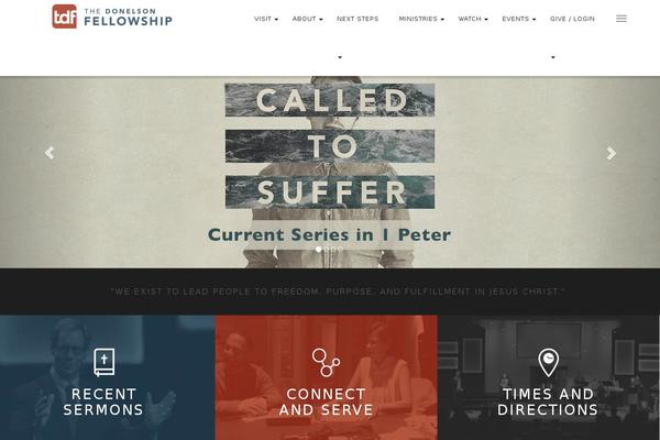 Site using Donelsonfellowship-sermons plugin