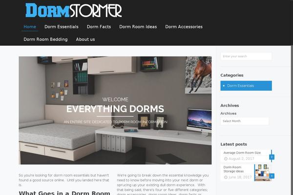 Site using Dormstormer plugin