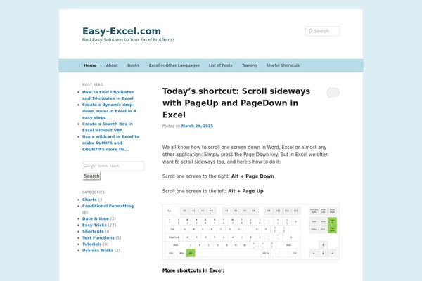 Site using Twenty Eleven Theme Extensions plugin
