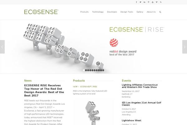 Site using Ecosense-posts plugin