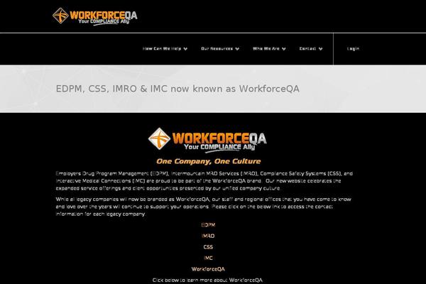 Site using Infomedia-wp-branding plugin