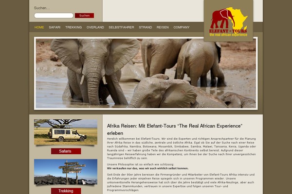 Site using Elefant-tours plugin