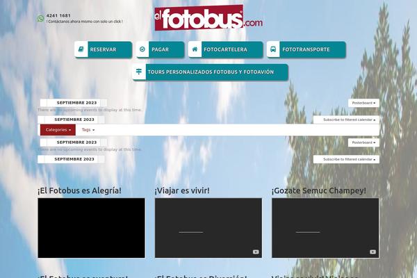 Site using Elfotobus-reserva plugin