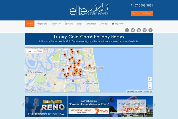 Site using Holiday-homes plugin