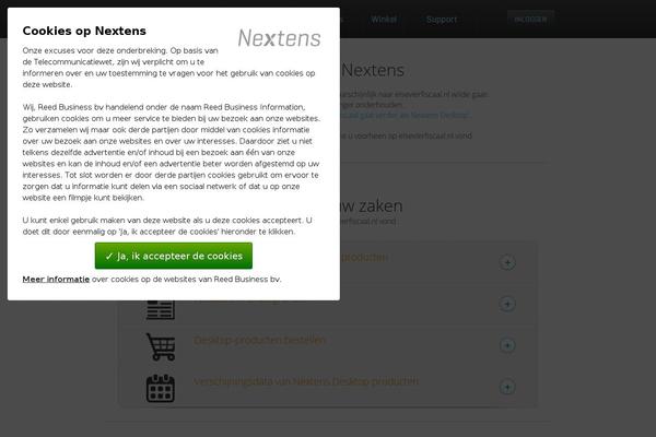 Site using Nextens-advies plugin