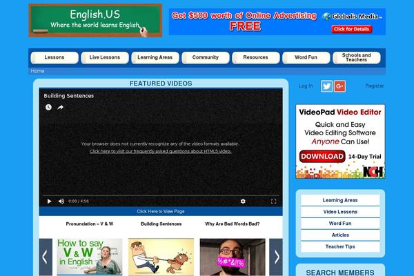 Site using Eus-featured-videos plugin