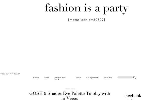 Site using Shopbop-fashion-lookbooks plugin