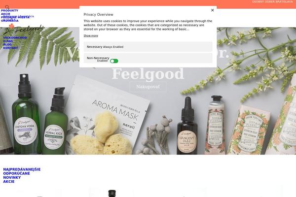 Site using Mergado-marketing-pack plugin