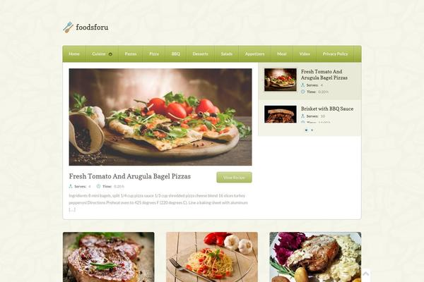 Site using Cookandmeal-theme-addons plugin