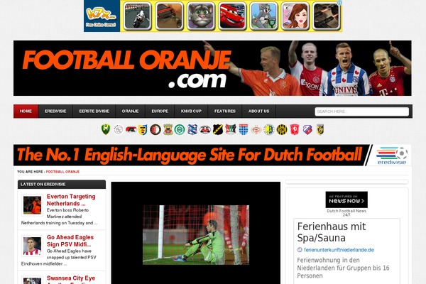 Site using Soccer Info plugin