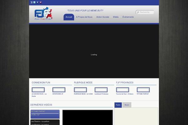 Site using FLV Embed plugin