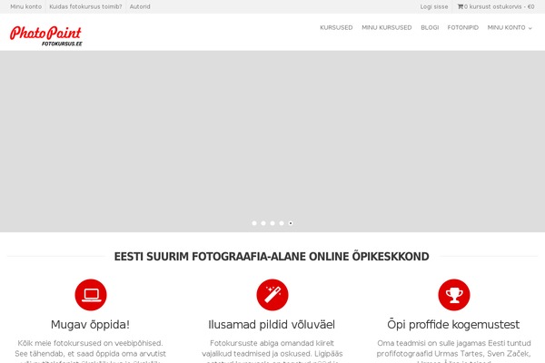 Site using Fotokursus plugin