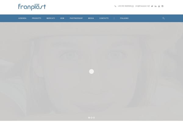 Site using Gdlr-portfolio plugin