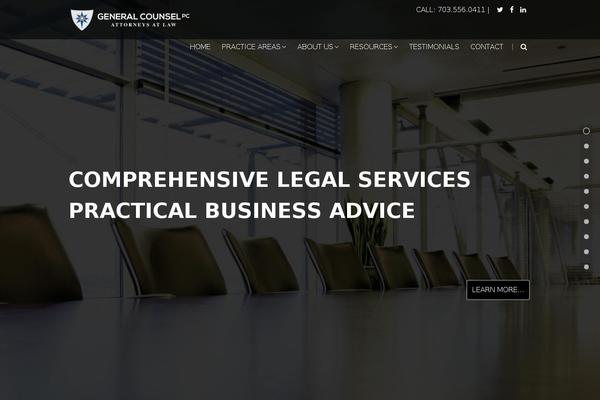 Site using Wp-lawyer plugin