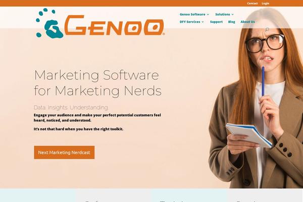 Site using Genoo plugin