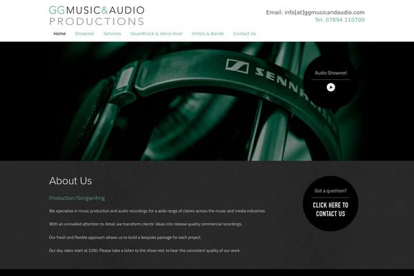 Site using Compact WP Audio Player plugin