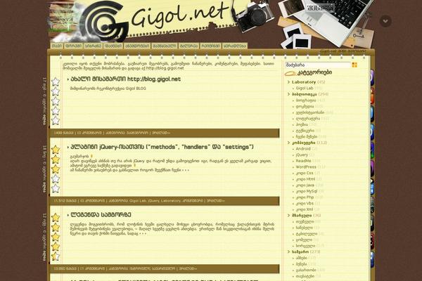 Site using Wpgp-scroll plugin