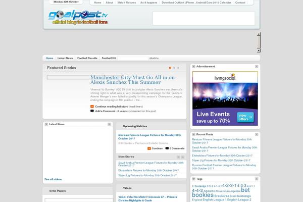 Site using Live Blogging Plus plugin