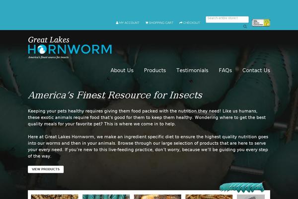 Site using Hornworm-theme-custom plugin