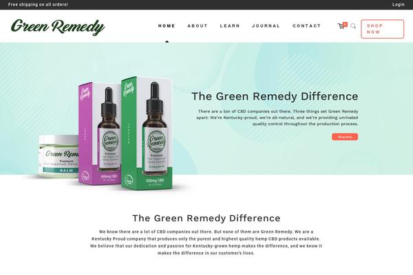 Site using Woocommerce-green-remedy plugin