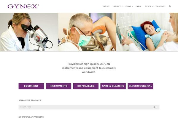 Site using Woocommerce-gynex plugin
