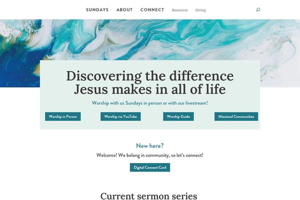 Site using Advanced-sermons plugin