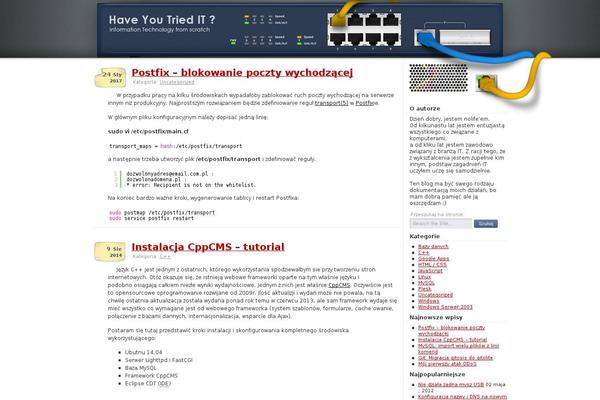 Site using WassUp Real Time Analytics plugin