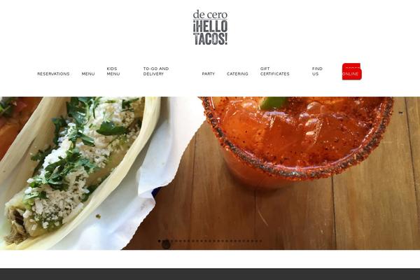 Site using Ketchup Restaurant Reservations plugin