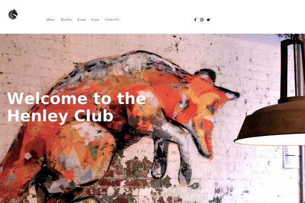 Site using Henley_club_theme_additions plugin