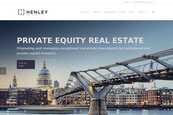 Site using Henley-investor-registration plugin