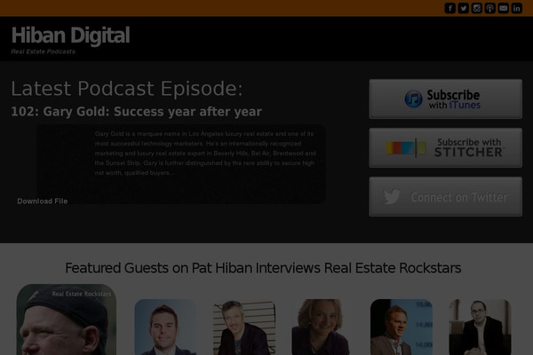 Site using Podcast-subscribe-buttons plugin